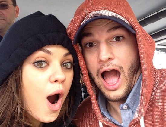 Ashton Kutcher and Mila Kunis's Cute Social Media Pictures
