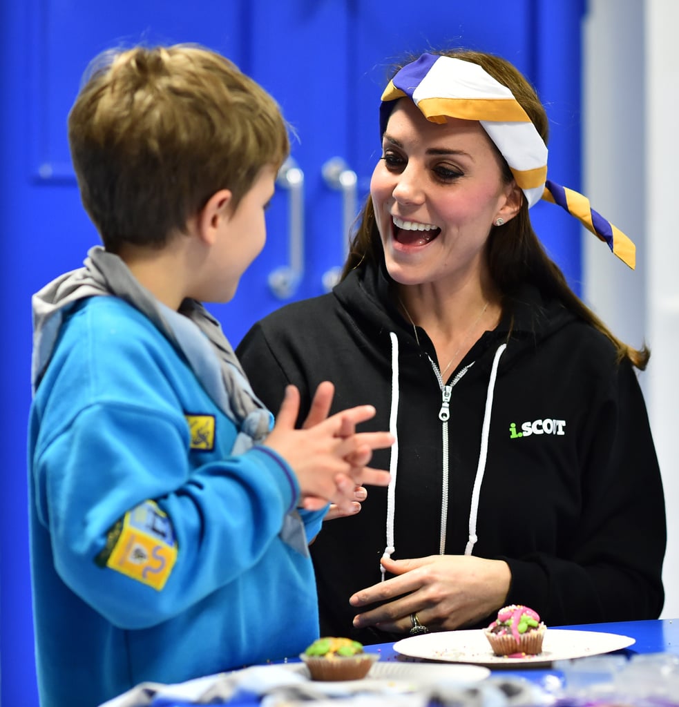 Kate Middleton Visits 23rd Poplar Beaver Scout Colony