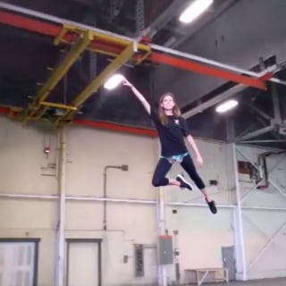 Allison Williams in Peter Pan Flying Video