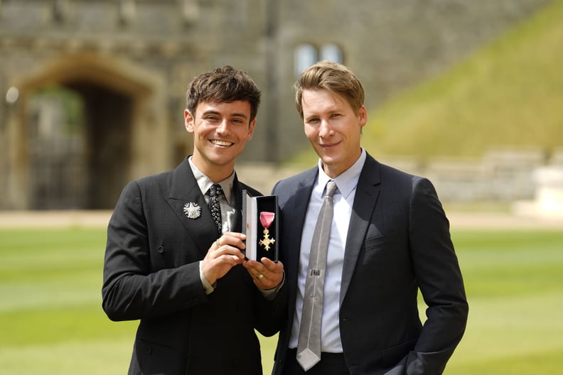Tom Daley Receives an OBE With Husband Dustin Lance Black by His Side