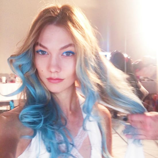 Karlie Kloss With Blue Hair | Spring 2016