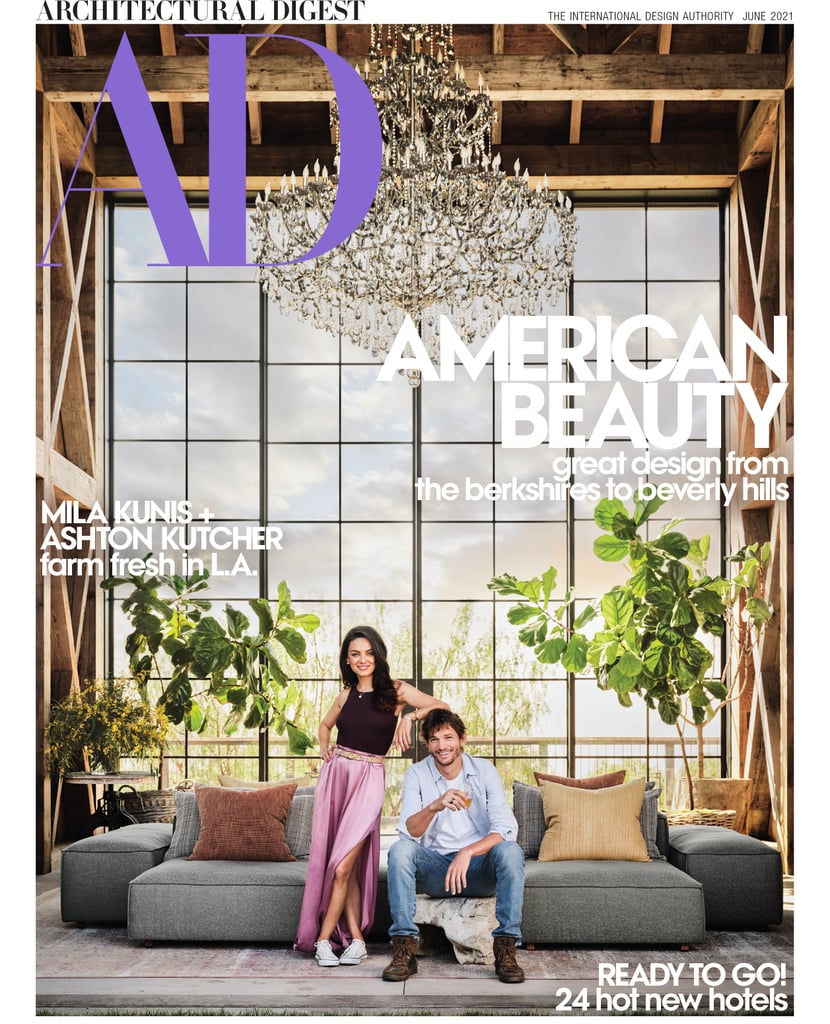 Ashton Kutcher and Mila Kunis's Home in Architectural Digest