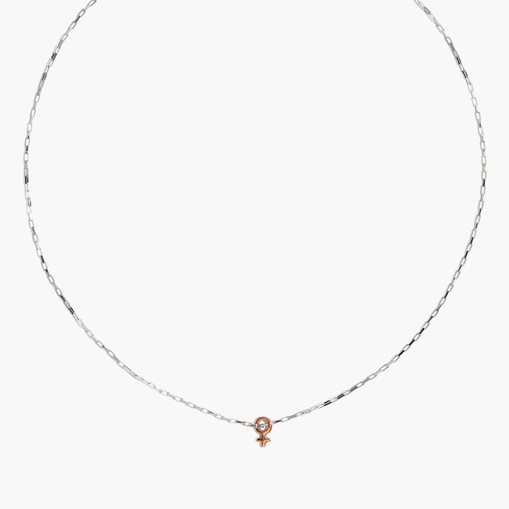 Madewell x Girls Inc. Demi-Fine Bronze Female Necklace