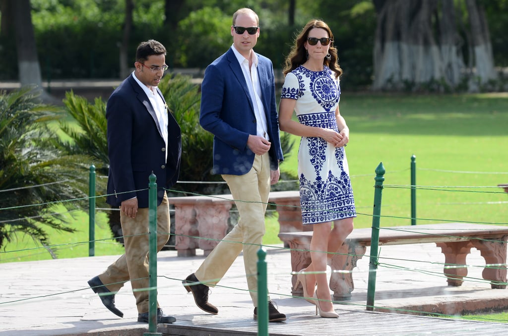 Kate Middleton's Naeem Khan Dress at the Taj Mahal 2016