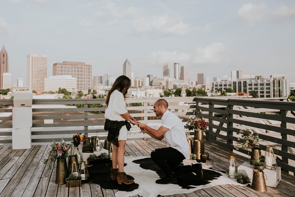 Rooftop Proposal in Atlanta