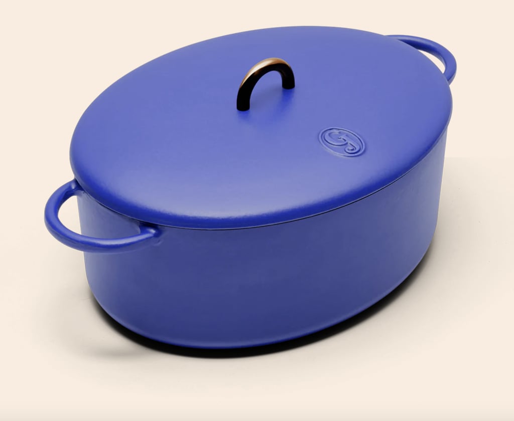 Great Jones The Dutchess Dutch Oven ($150, originally $205)
Looking for a cool cooking appliance that can help you to cook up something impressive with little to no effort? Look no further than this Dutch oven. The enameled cast-iron kitchen tool is safe for all stovetops and available to shop in a variety of colors. One PS editor said that the appliance was totally "worth the hype" in this Great Jones Dutchess Oven review.
Editor Quote: "I decided to roast a chicken, and it was the easiest process ever. I filled the pot with a whole chicken, lemon, rosemary, spices, and white wine — the deep design allows everything to cook without spewing out everywhere. Once it was ready to go, it honestly looked like the prettiest thing I ever cooked while sitting inside the Dutchess. It was easy to lift, even with my hands in oven mitts." — Macy Cate Williams, former shopping content director