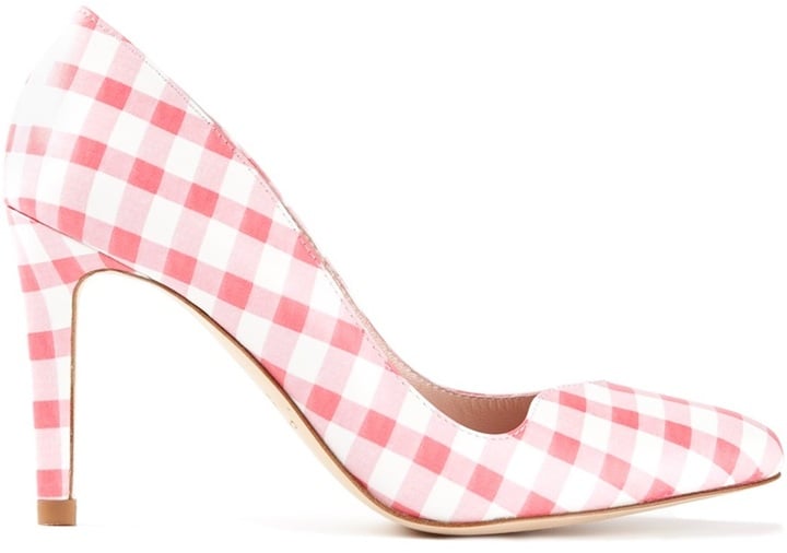 Carven Checked Stiletto Pumps