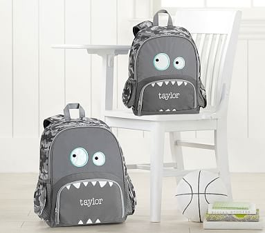 Mackenzie Critter Grey Monster backpack