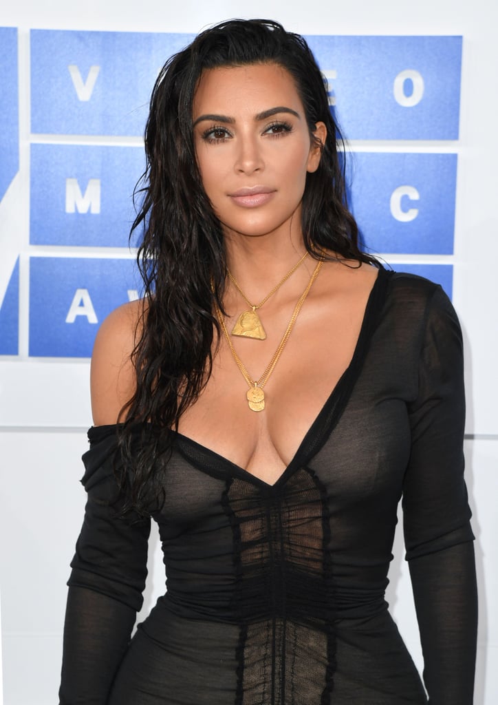 Kim put her curves on display at the MTV VMAs in August 2016.