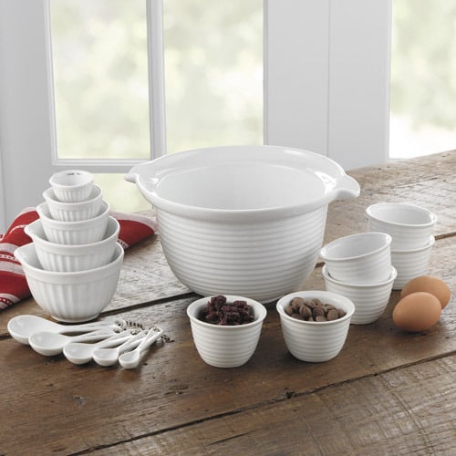 porcelain measuring cup set