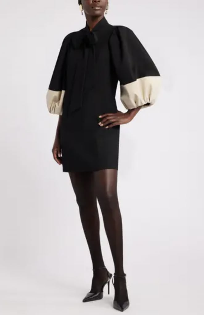 Harbison Balloon Long Sleeve Minidress