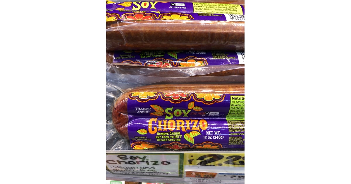 Trader Joe's Soy Chorizo The Best Healthy Snacks at Trader Joe's