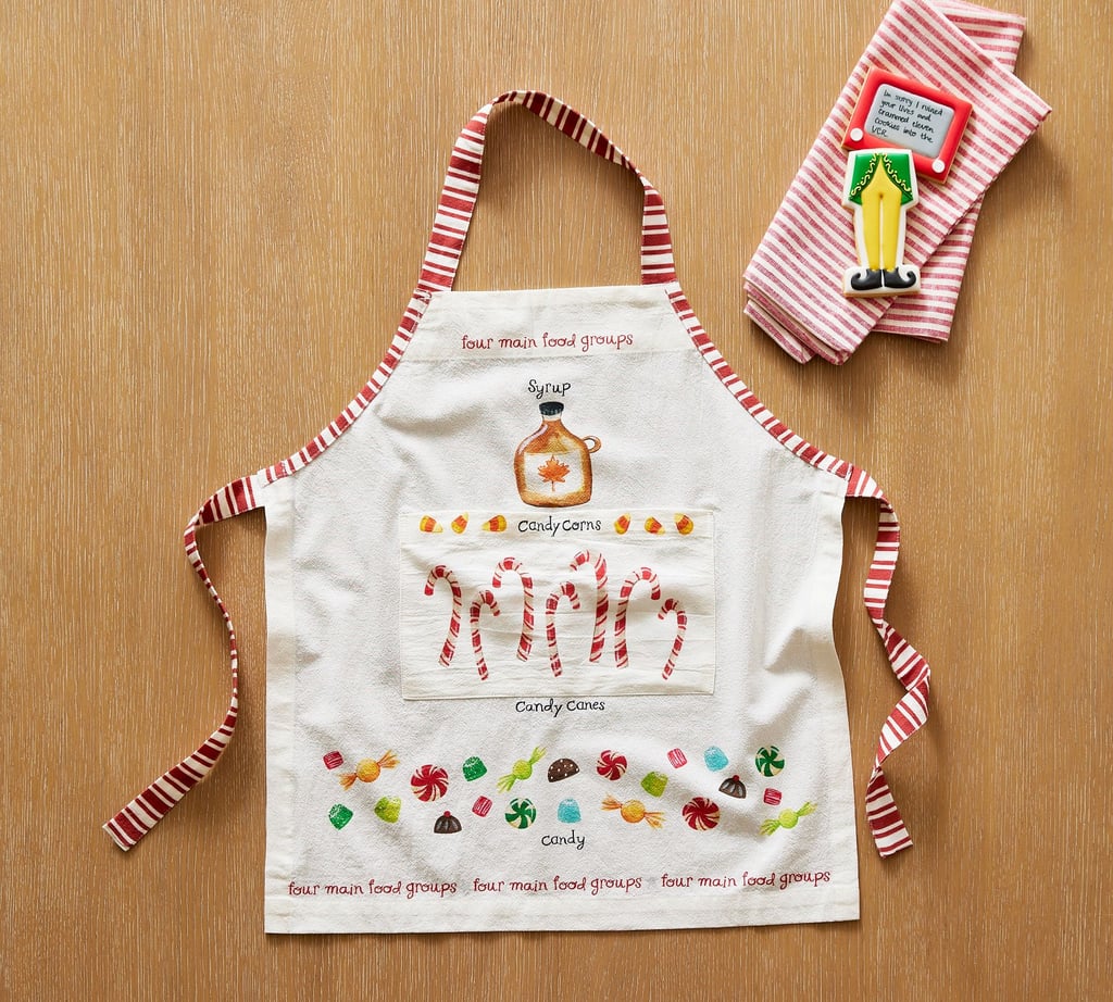 Pottery Barn Elf Food Groups Kid Apron