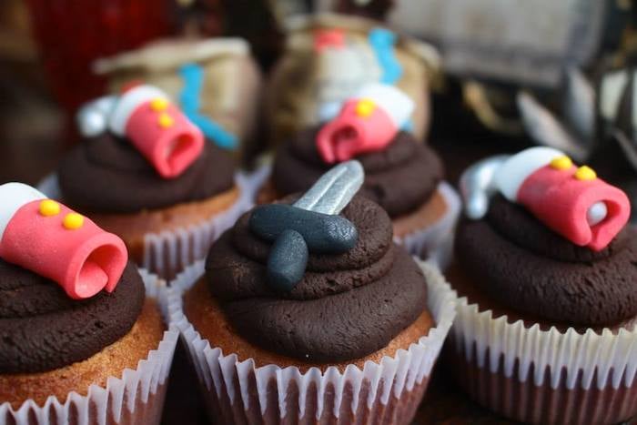 Pirate Essentials Cupcakes