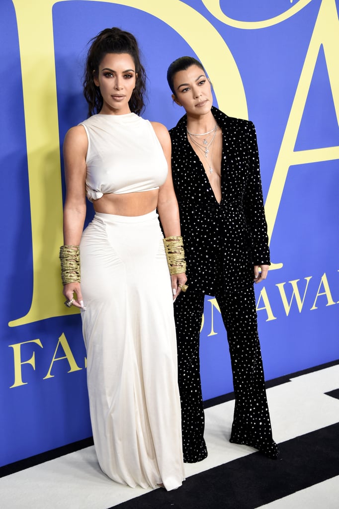 Kourtney Kardashian Embellished Suit CFDA Awards 2018