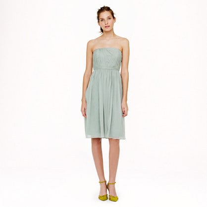 j crew strapless bridesmaid dress