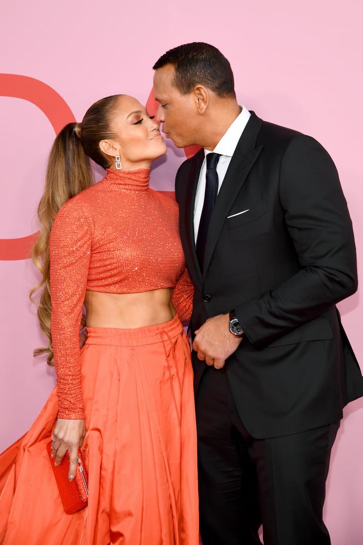 Jennifer Lopez and Alex Rodriguez At 2019 CFDA Awards