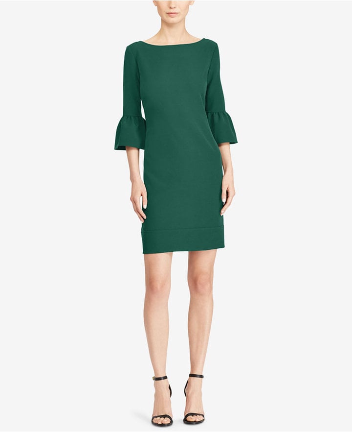 American Living Bell-Sleeve Crepe Dress