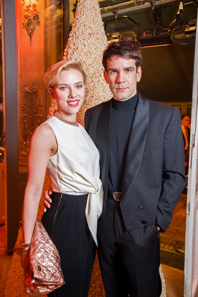 Scarlett Johansson And Husband Romain Dauriac In Paris 2016 Popsugar Celebrity Australia 4879