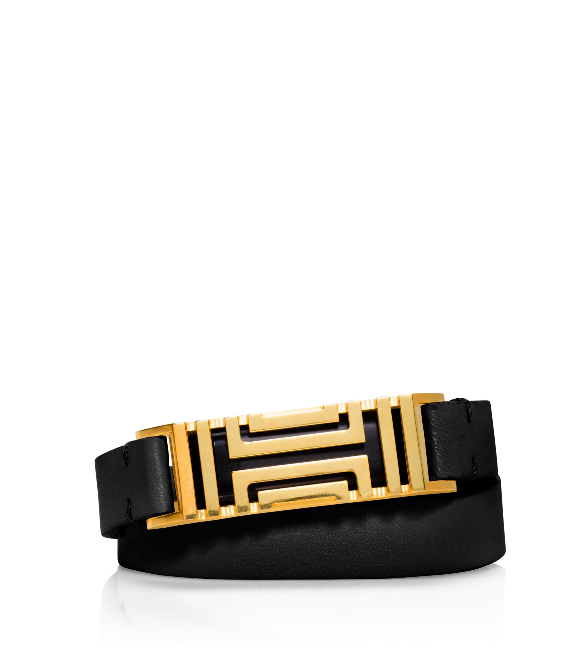 New this month, the Tory Burch For Fitbit Fret Double-Wrap Bracelet | Tory  Burch and Fitbit Just Released Their Chicest Collaboration Yet | POPSUGAR  Fitness Photo 2