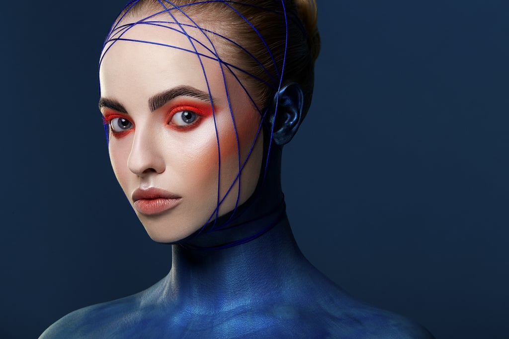 Makeup Face Art Inspired by Fish