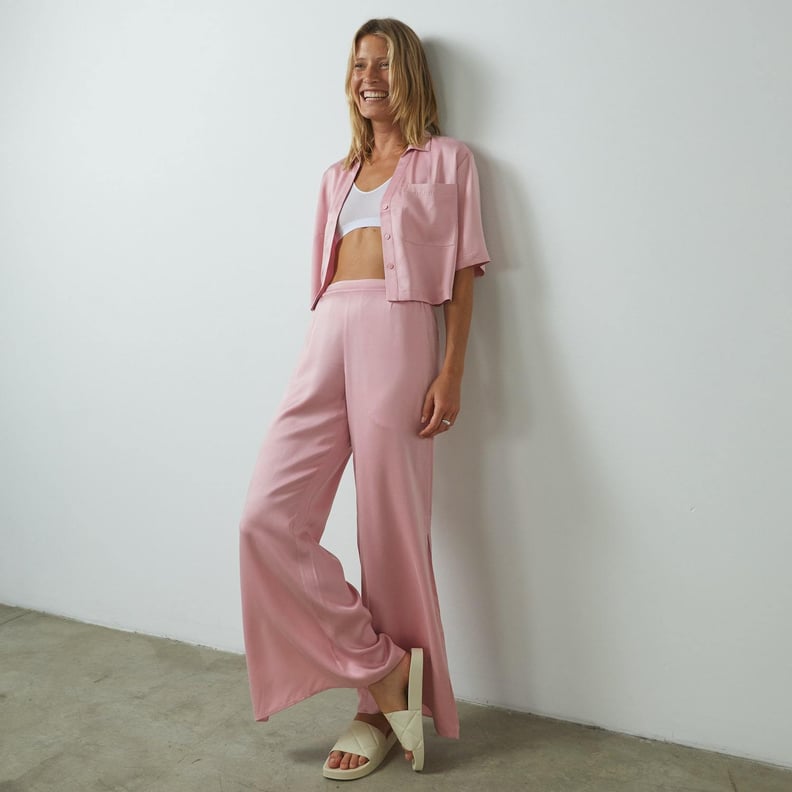 Silk Pajamas: Lunya Washable Silk High Rise Pant Set