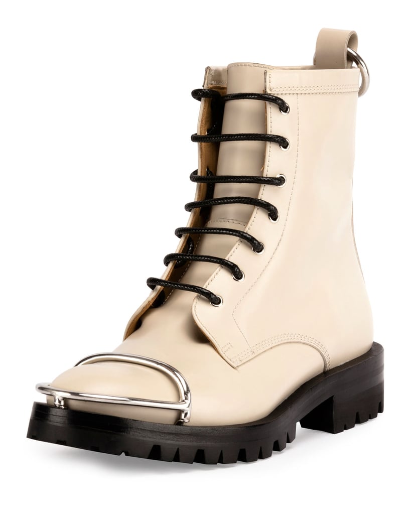 Alexander Wang Lyndon Box Calf Combat Boot ($750)