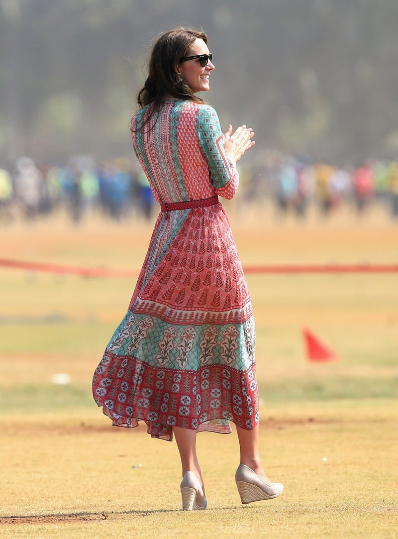 Kate Middleton in Her Anita Dongre Customized Dress