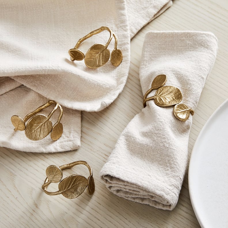 A Rustic Touch: West Elm Botanical Napkin Rings