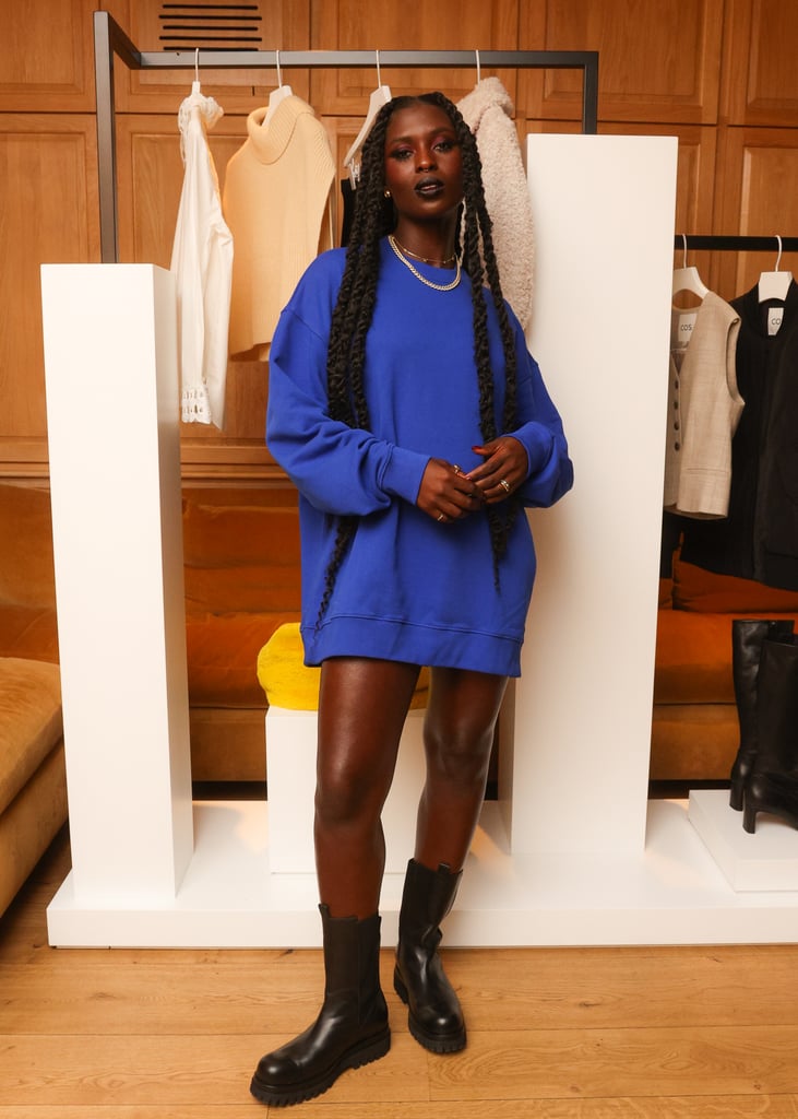 Jodie Turner-Smith Quote on Sharing Joshua Jackson's Clothes