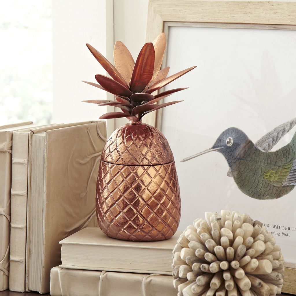 Birch Lane Copper Pineapple Lidded Bowl