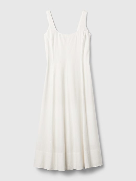 Gap Linen-Blend Midi Dress