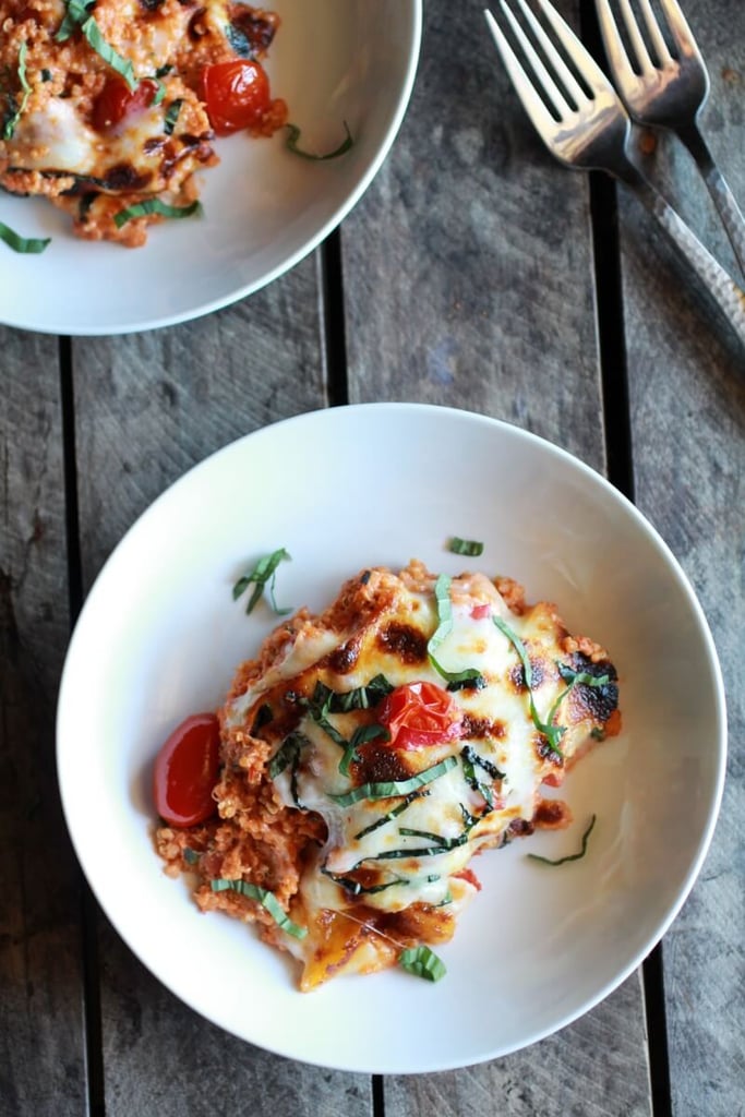Creamy Caprese Quinoa Bake
