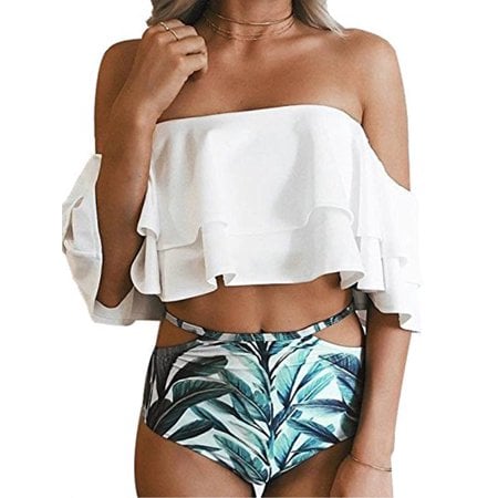 Two piece top swimsuits at walmart