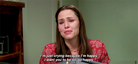 Garner shared a clip of the music video on Instagram after seeing Grande channel her character Jenna Rink. In the video, Grande recreated a heartbreaking scene where Jenna Rink took her dream house and said goodbye to Matty, the boy she loved.
"Every now and then something comes along and just brightens your day," she wrote in the caption. Grande quickly wrote back, thanking Jennifer for the "inspiration and joy" she got while watching 13 Going on 30. Jennifer responded and promised that she'd get Ruffalo and Judy Greer back together to "Thriller" with her "any day of the week and twice on Sundays." 
But Garner isn't the only one who showered Grande with love following the video's release. Ruffalo said he was eating Razzles in her honor, a special nod to one of the movie's sweetest scenes. Ahead, see Grande's full exchanges with both stars, plus our favorite nostalgic moments from 13 Going on 30.