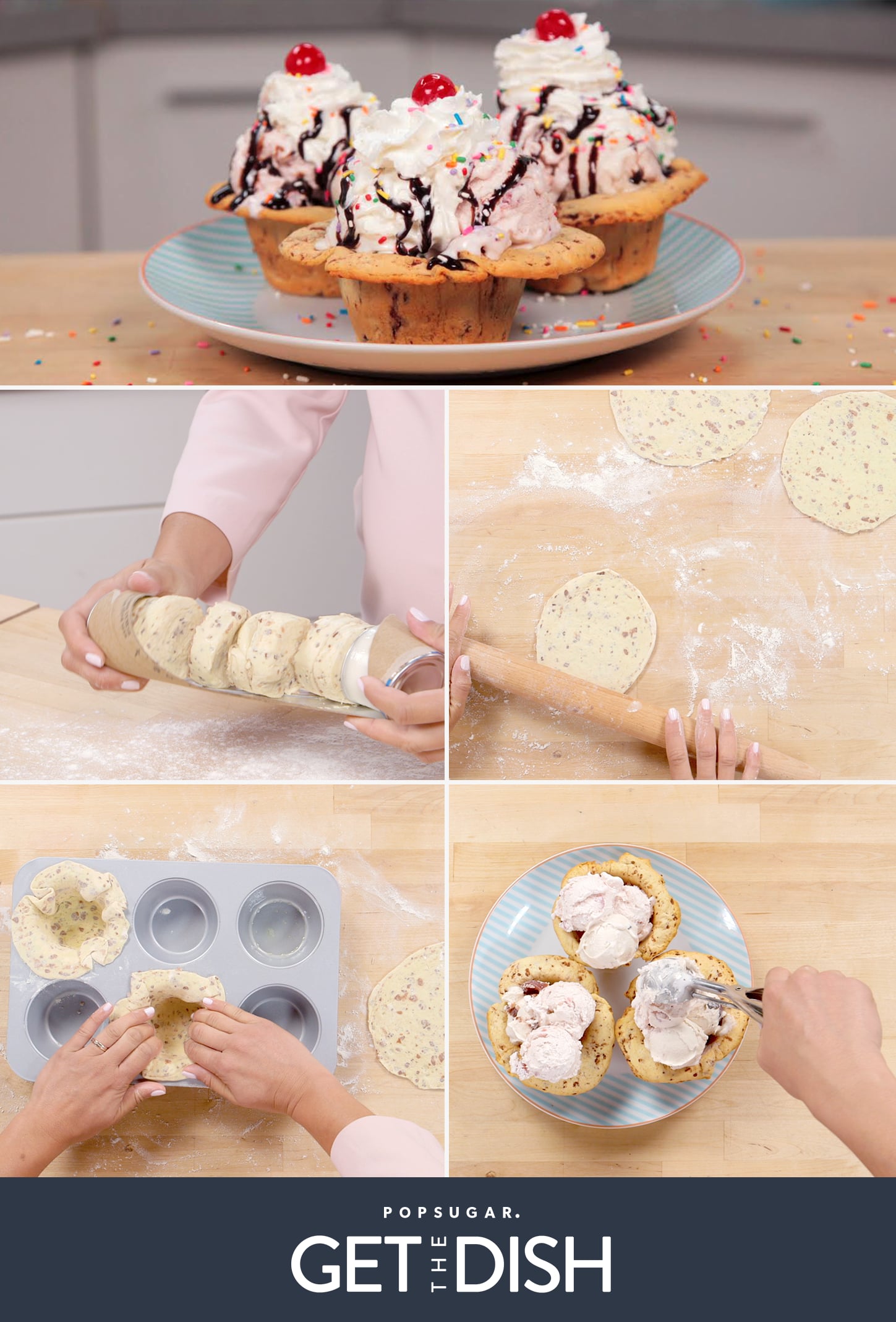 Cinnamon Roll Ice Cream Bowls POPSUGAR Food