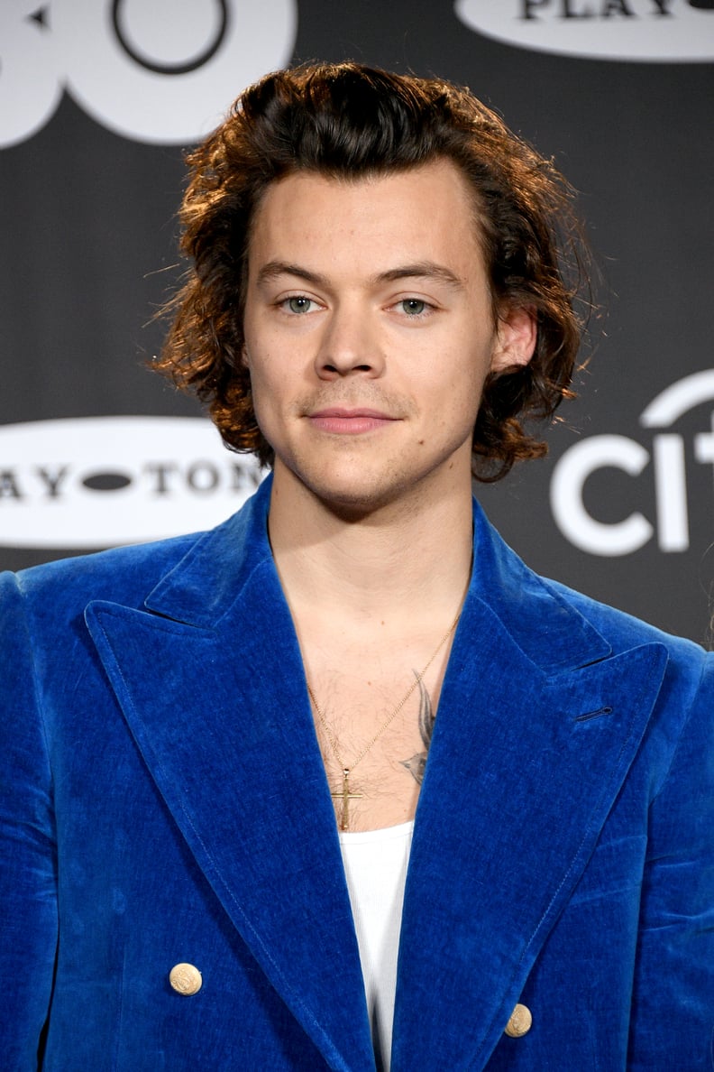 Harry Styles Wearing His Cross Necklace at the 2019 Rock & Roll Hall of Fame Induction Ceremony