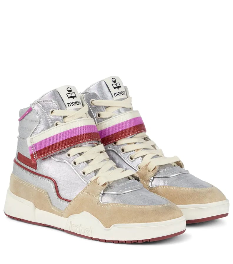 Isabel Marant Bresse Suede-Paneled Sneakers