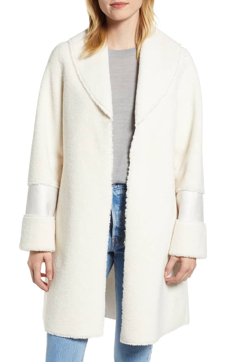 Halogen Faux Shearling Coat