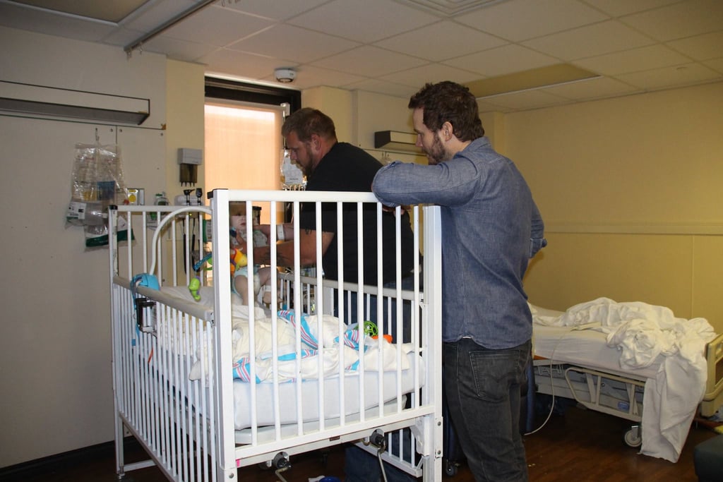 Chris Pratt Visits Our Lady of the Lake Children's Hospital