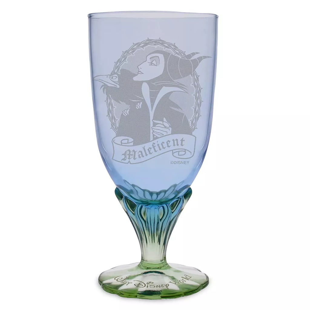 Personalized Maleficent Glass Goblet