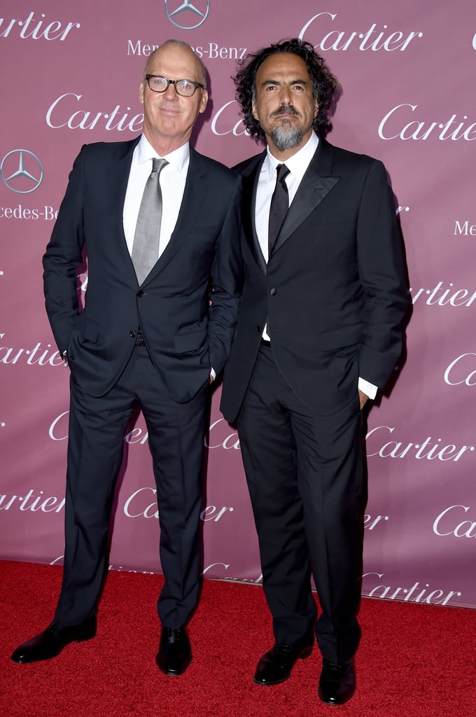 Michael Keaton and Alejandro González Iñárritu