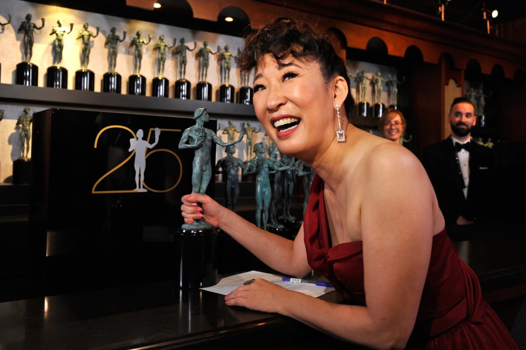 Sandra Oh Speech at the 2019 SAG Awards Video POPSUGAR Entertainment