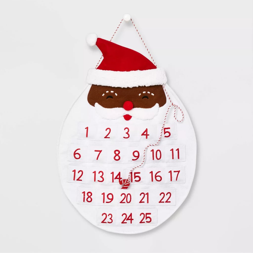 Santa Face Hanging Advent Calendar