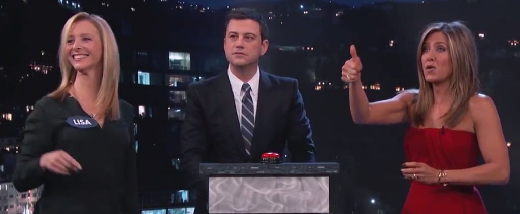 Jennifer Aniston and Lisa Kudrow on Jimmy Kimmel Live