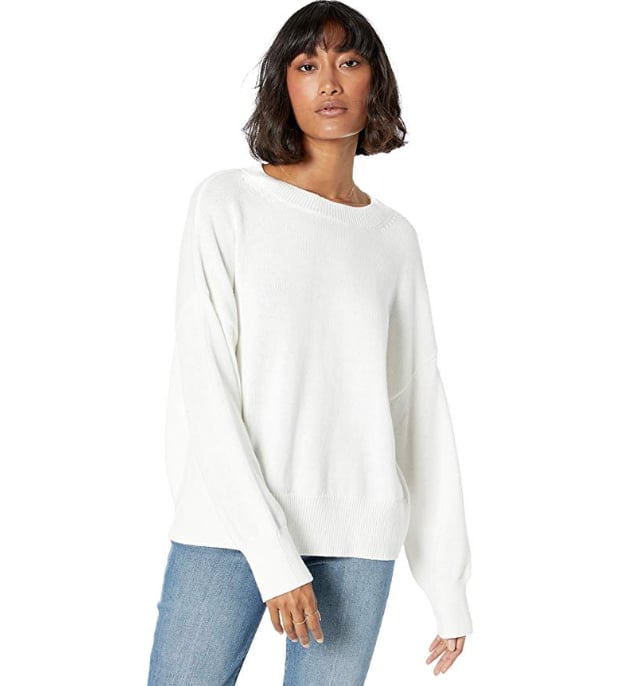 The Drop Women's Camila Soft Slouchy Crew Neck Sweater