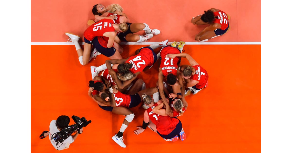 The US Women's Volleyball Team Wins Their First Olympic Gold POPSUGAR