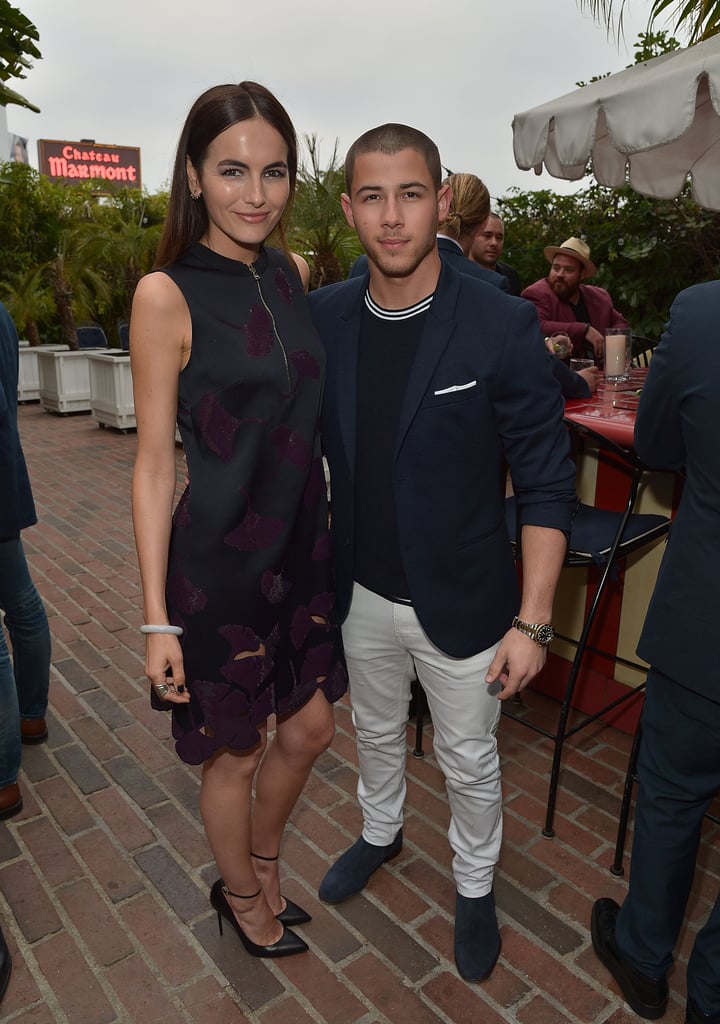Camilla Belle and Nick Jonas at Topman Party May 2016