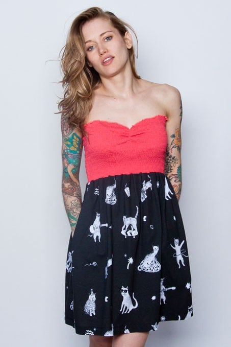 Cats doing hula hoop is just one reason to get this cat party dress ($26, originally $43).