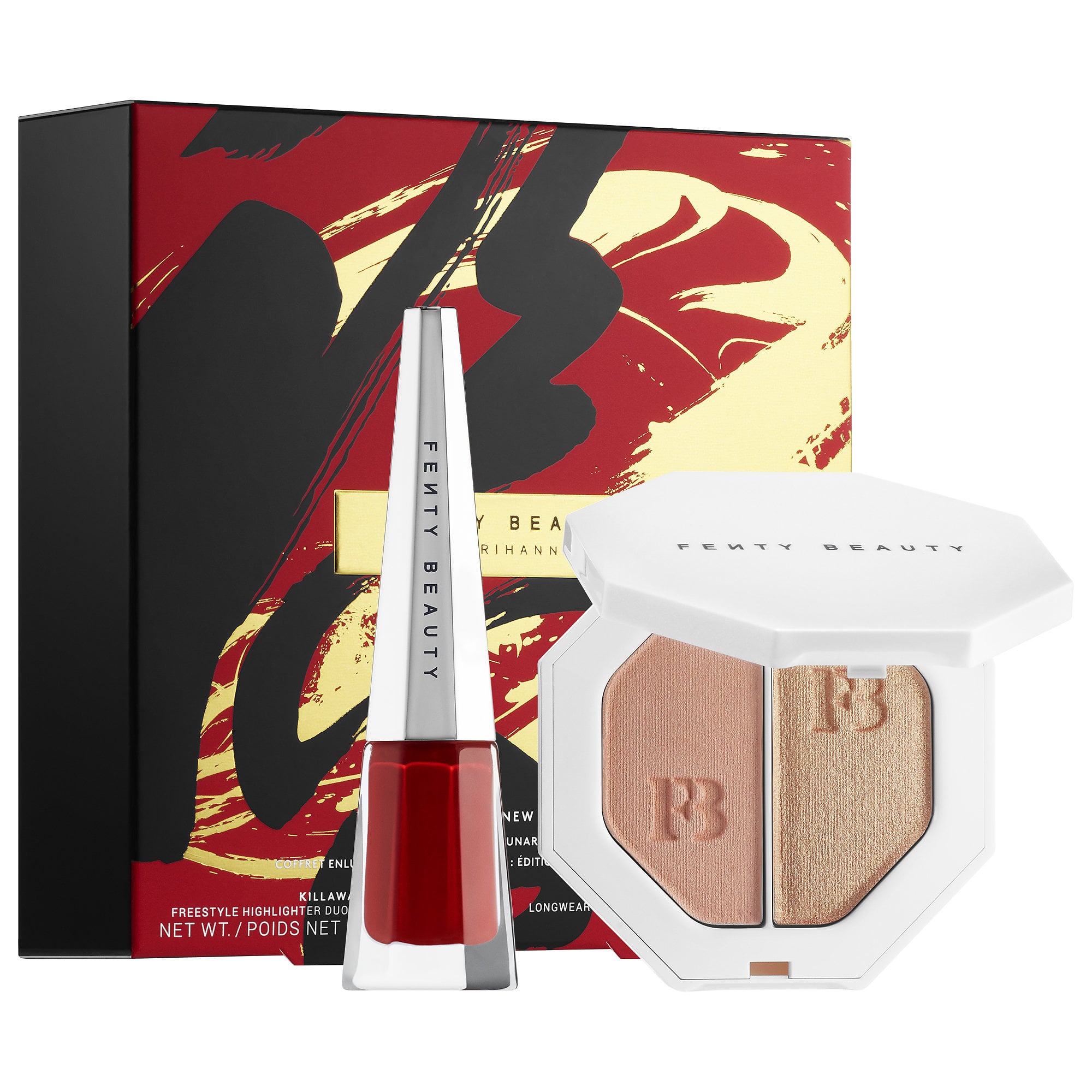 Fenty Beauty By Rihanna Stunna New Year Highlighter Lip Set Lunar New Year Edition There S Already So Much New Makeup At Sephora For 2020 That We Need To Sit Down
